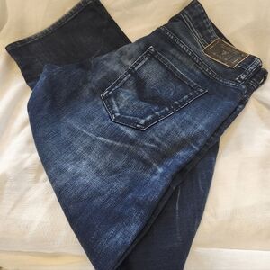 Women's Guess Distressed Blue Denim Jeans